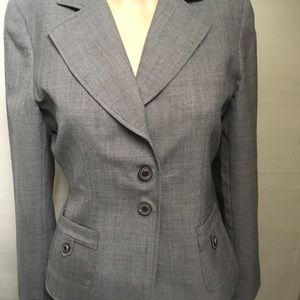 💥Tahari Arthur Levine Brown blazer💥